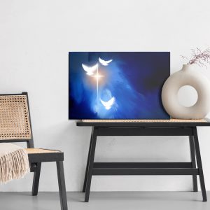 Peinture sur toile Une Croix Abstraite – Image 6