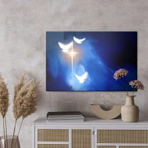 Peinture sur toile Une Croix Abstraite – Image 3