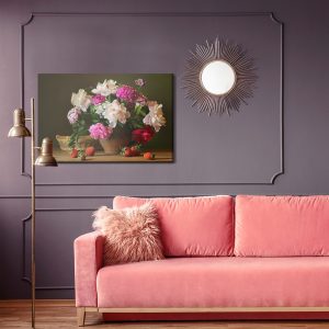 Peinture sur toile Pivoines Aux Fraises – Image 4