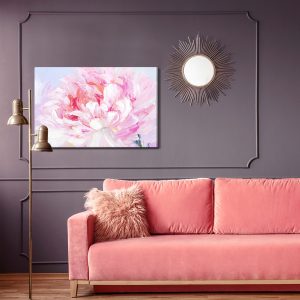 Peinture sur toile Rose De Pentecôte Peinte – Image 4