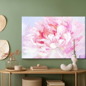 Peinture sur toile Rose De Pentecôte Peinte – Image 5