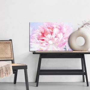 Peinture sur toile Rose De Pentecôte Peinte – Image 6
