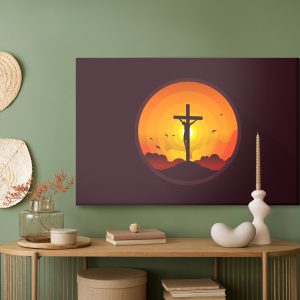 Peinture sur toile Crucifixion De Jésus-Christ – Image 5