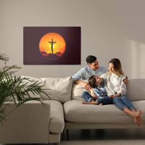 Peinture sur toile Crucifixion De Jésus-Christ – Image 7