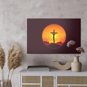 Peinture sur toile Crucifixion De Jésus-Christ – Image 3