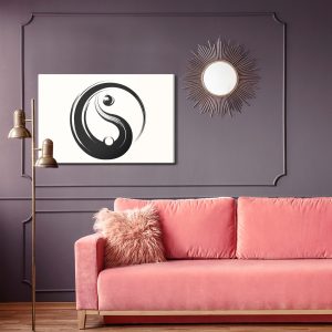 Peinture sur toile Symbole Yin Yang – Image 4