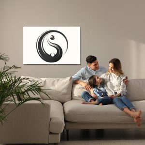 Peinture sur toile Symbole Yin Yang – Image 7