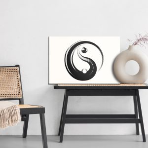 Peinture sur toile Symbole Yin Yang – Image 6