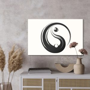 Peinture sur toile Symbole Yin Yang – Image 3