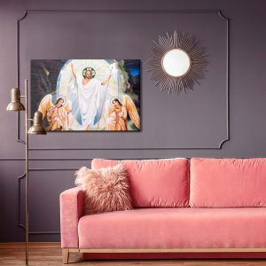 Peinture sur toile Icône De Jésus Avec Des Anges – Image 4