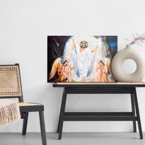 Peinture sur toile Icône De Jésus Avec Des Anges – Image 6