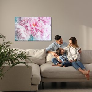 Peinture sur toile Pivoines Délicates – Image 7