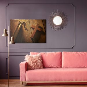 Peinture sur toile Croix Sur Bois – Image 4