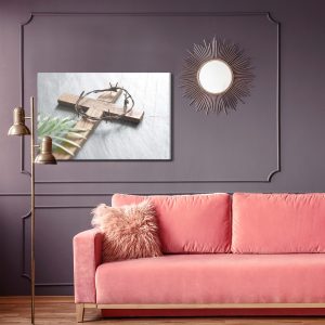 Peinture sur toile Croix En Bois De Pâques – Image 4