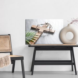 Peinture sur toile Croix En Bois De Pâques – Image 6