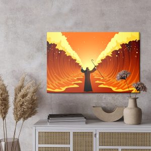 Peinture sur toile Le Miracle De La Mer Rouge – Image 3