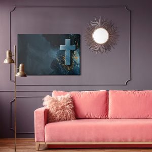 Peinture sur toile Croix Latine – Image 4
