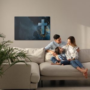 Peinture sur toile Croix Latine – Image 7