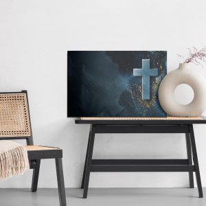 Peinture sur toile Croix Latine – Image 6