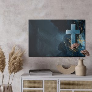 Peinture sur toile Croix Latine – Image 3