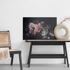 Peinture sur toile Pivoines Sur Fond Sombre – Image 6