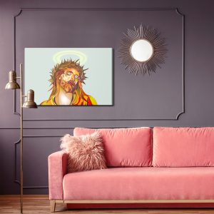 Peinture sur toile Portrait Du Christ – Image 4