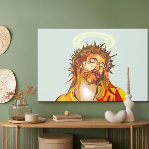 Peinture sur toile Portrait Du Christ – Image 5