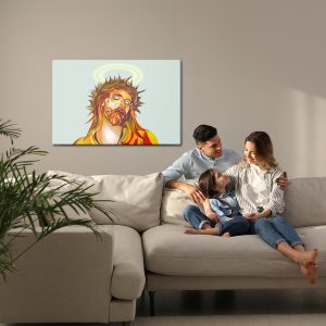Peinture sur toile Portrait Du Christ – Image 7