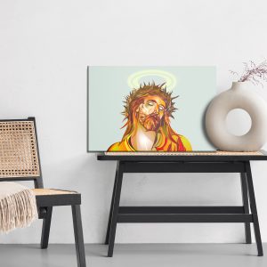 Peinture sur toile Portrait Du Christ – Image 6