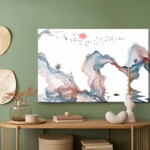 Peinture sur toile Paysage Abstrait Coloré – Image 5