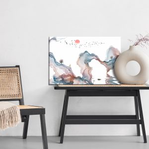 Peinture sur toile Paysage Abstrait Coloré – Image 6