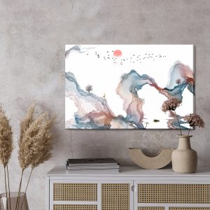 Peinture sur toile Paysage Abstrait Coloré – Image 3