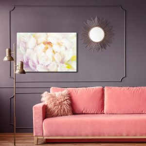 Peinture sur toile Fleurs De Pivoines Peintes – Image 4