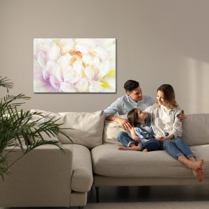 Peinture sur toile Fleurs De Pivoines Peintes – Image 7