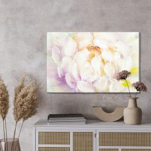 Peinture sur toile Fleurs De Pivoines Peintes – Image 3