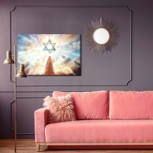 Peinture sur toile Étoile De David – Image 4