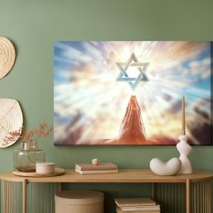 Peinture sur toile Étoile De David – Image 5