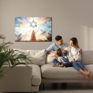 Peinture sur toile Étoile De David – Image 7