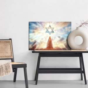 Peinture sur toile Étoile De David – Image 6