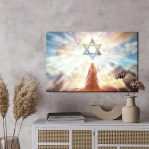 Peinture sur toile Étoile De David – Image 3