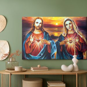 Peinture sur toile Mère De Dieu Avec Jésus – Image 5