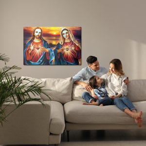 Peinture sur toile Mère De Dieu Avec Jésus – Image 7