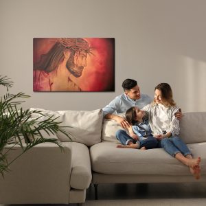 Peinture sur toile Jésus Crucifié – Image 7