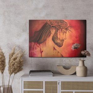Peinture sur toile Jésus Crucifié – Image 3