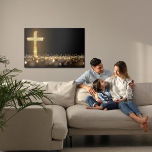 Peinture sur toile La Croix D'or – Image 7