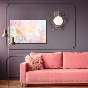 Peinture sur toile Pivoines Pastels – Image 4