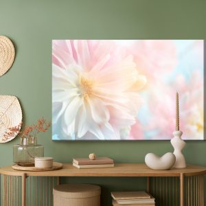 Peinture sur toile Pivoines Pastels – Image 5