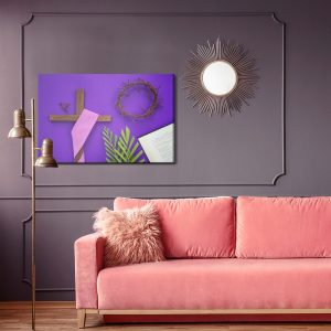 Peinture sur toile Symboles Du Carême – Image 4