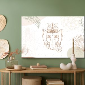 Peinture sur toile Dessin De Ganesha – Image 5