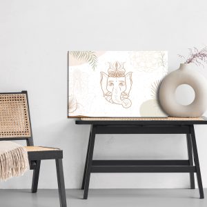 Peinture sur toile Dessin De Ganesha – Image 6